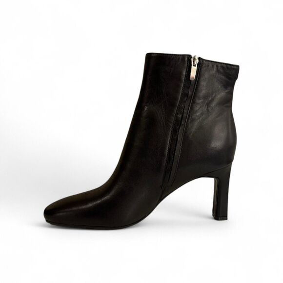 NINE WEST Nance 9x9 Tapered Heel Black Dress Boots Booties, NEW! Size 11 - Picture 3 of 7